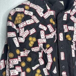 VTG 80s Mo Betta Western Shirt Poker Chips Gambler Maury Tate Made By Imogene
